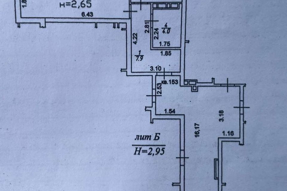 Продаётся 2-комнатная квартира, 47 м²