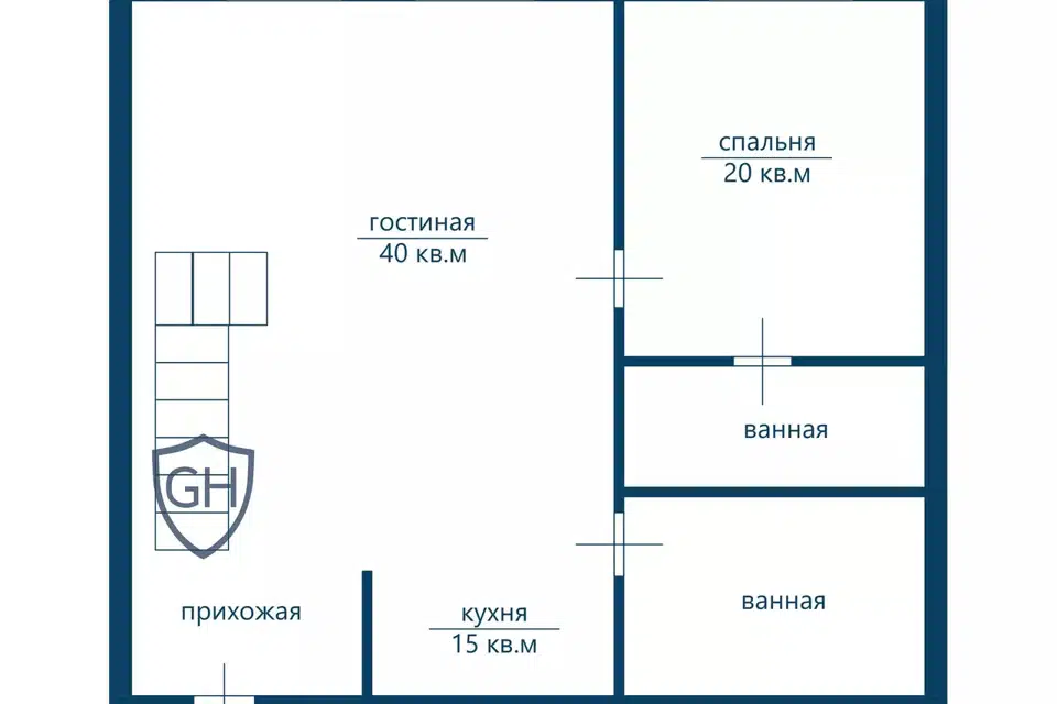 Продаётся 3-комнатная квартира, 158 м²