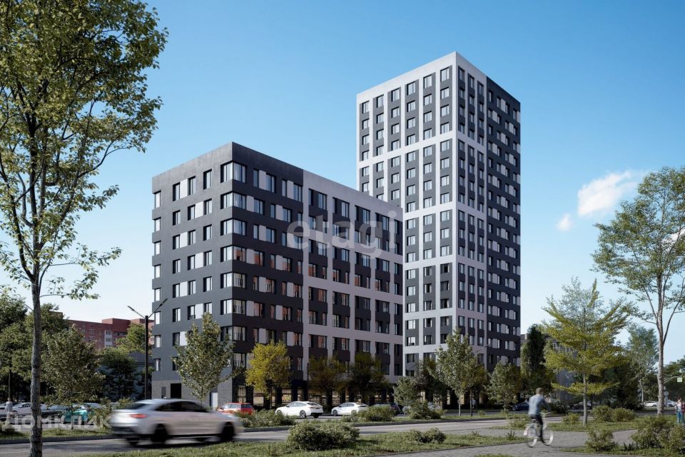 Продаётся 2-комнатная квартира, 55.45 м²