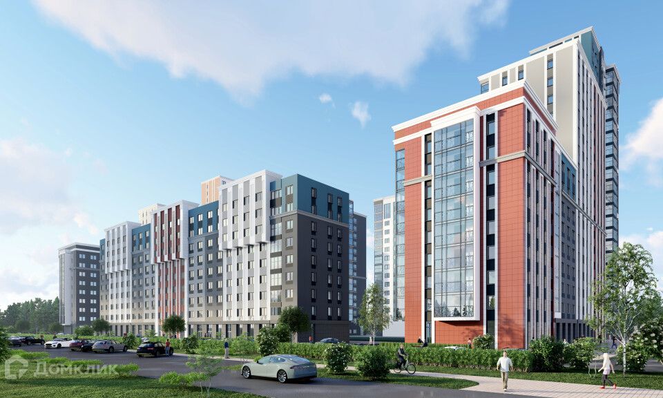 Продаётся 2-комнатная квартира, 43.6 м²