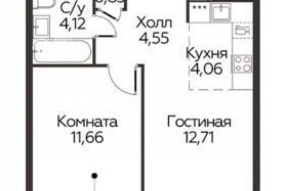 Продаётся 2-комнатная квартира, 36 м²