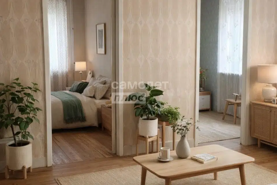 Продаётся 4-комнатная квартира, 60.9 м²
