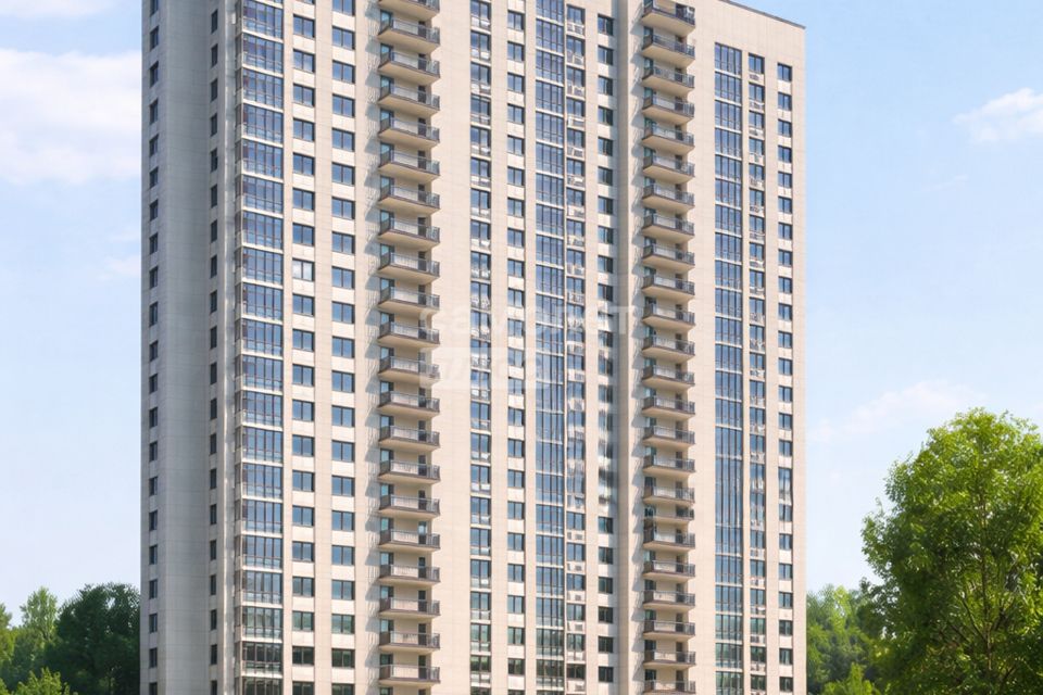 Продаётся 1-комнатная квартира, 45.6 м²