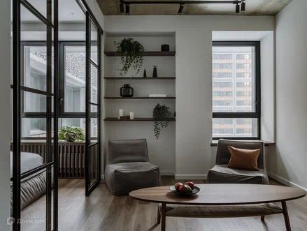 Продаётся 1-комнатная квартира, 48.6 м²