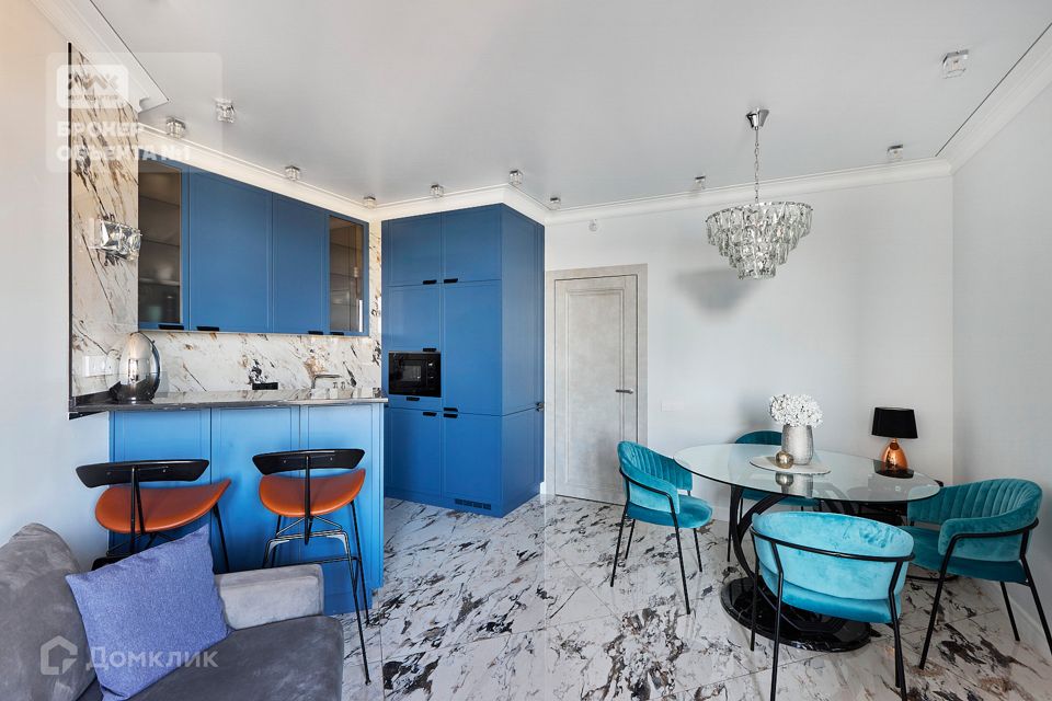 Продаётся 1-комнатная квартира, 56.2 м²