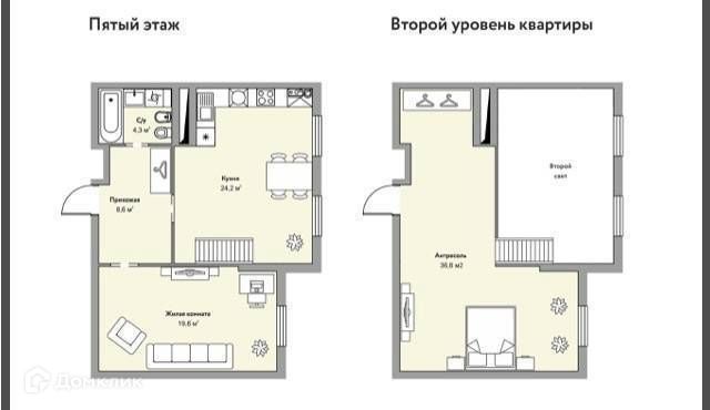 Продаётся 3-комнатная квартира, 102 м²