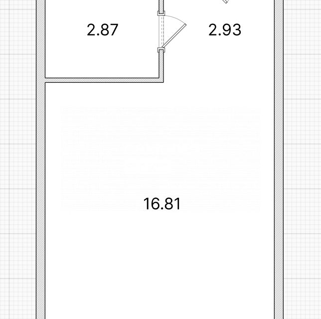 Продаётся студия, 22.6 м²