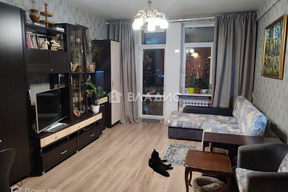 Продаётся 1-комнатная квартира, 52.6 м²