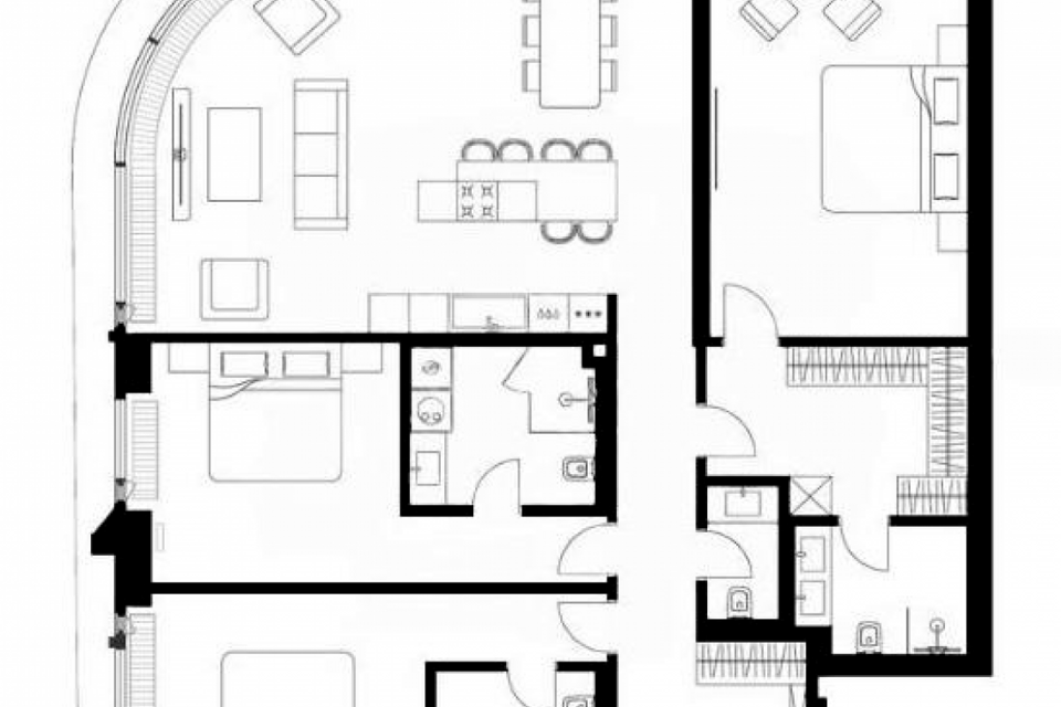 Продаётся 4-комнатная квартира, 151 м²