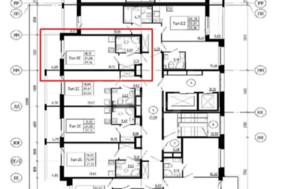 Продаётся студия, 24.82 м²