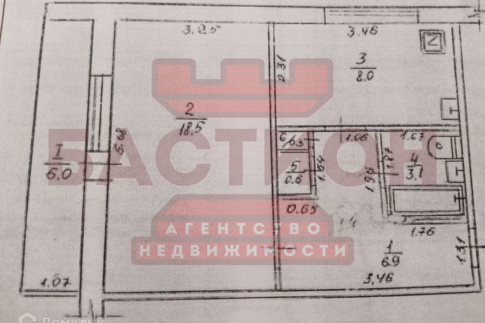 Продаётся 1-комнатная квартира, 28 м²