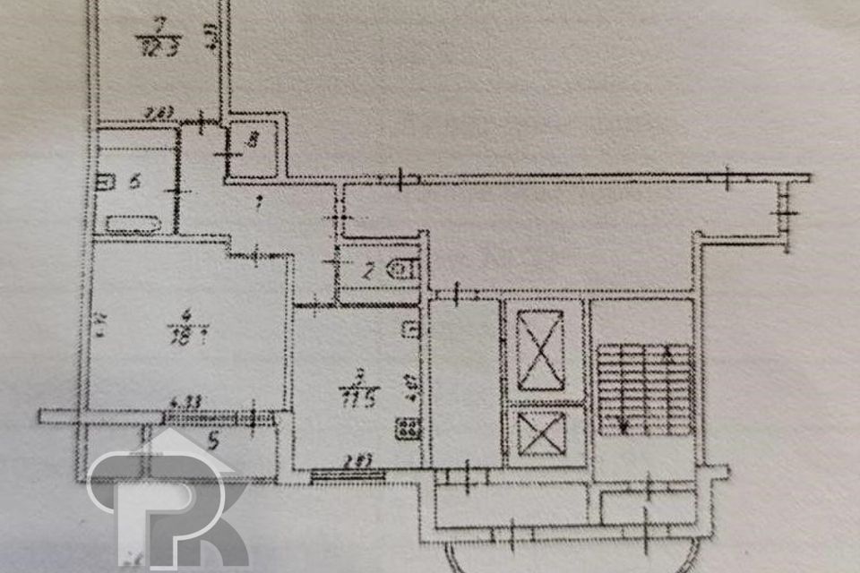 Продаётся 2-комнатная квартира, 58.4 м²