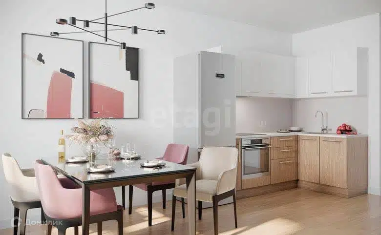 Продаётся 1-комнатная квартира, 33.47 м²