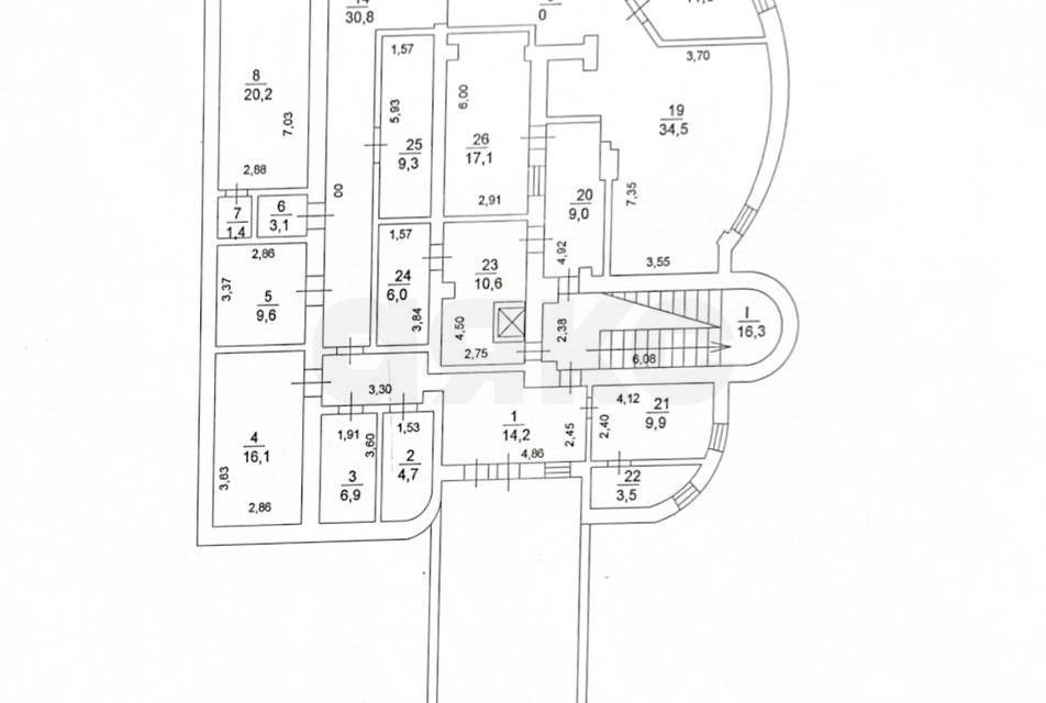 Продаётся помещение своб. назначения, 2807.7 м²