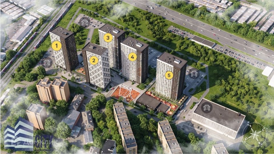 Продаётся 2-комнатная квартира, 58.06 м²