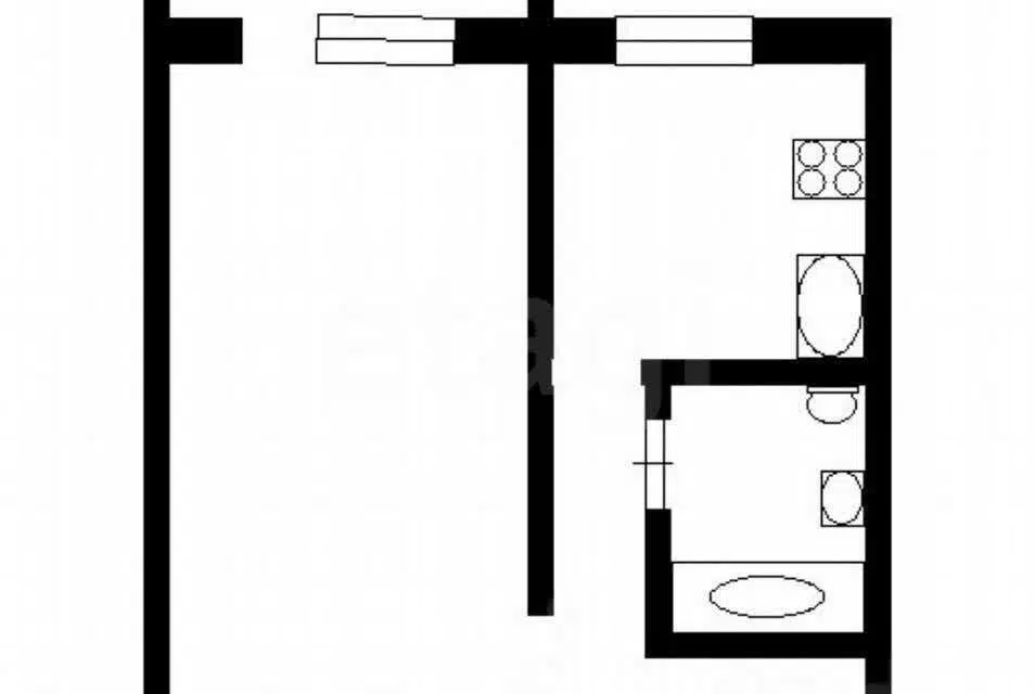 Продаётся 1-комнатная квартира, 31.8 м²