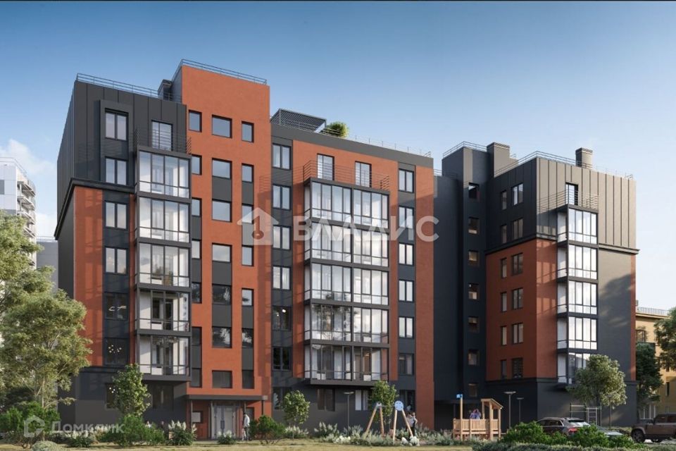 Продаётся 1-комнатная квартира, 43.2 м²