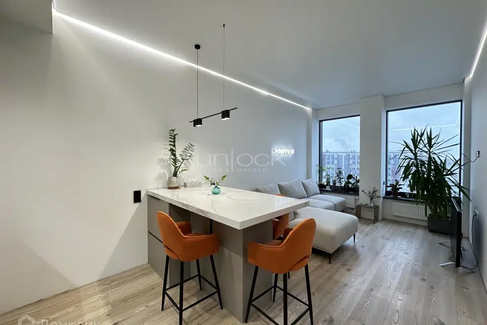 Продаётся 2-комнатная квартира, 65.7 м²