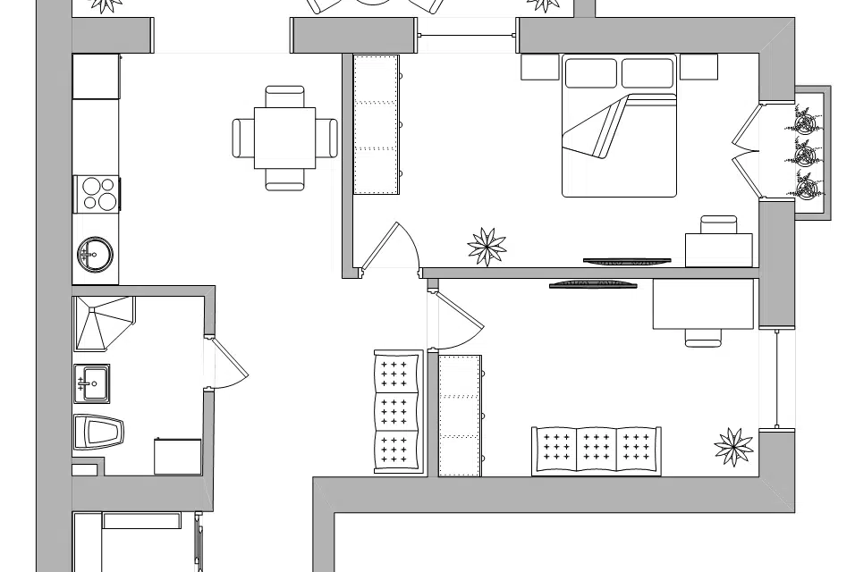 Продаётся 2-комнатная квартира, 63.6 м²