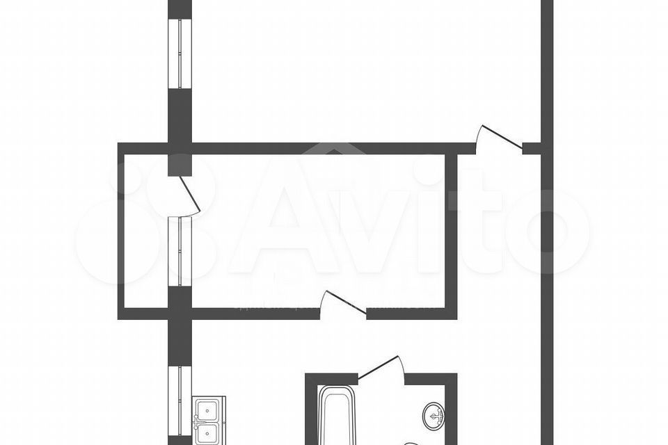 Продаётся 2-комнатная квартира, 45 м²