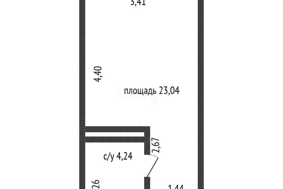 Продаётся студия, 23 м²