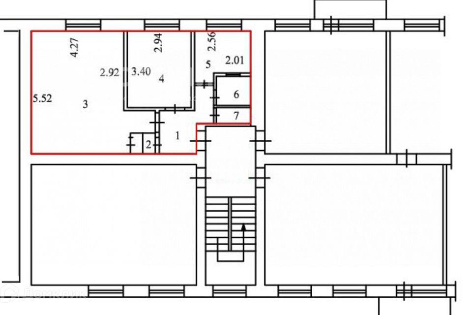 Продаётся 2-комнатная квартира, 49.8 м²