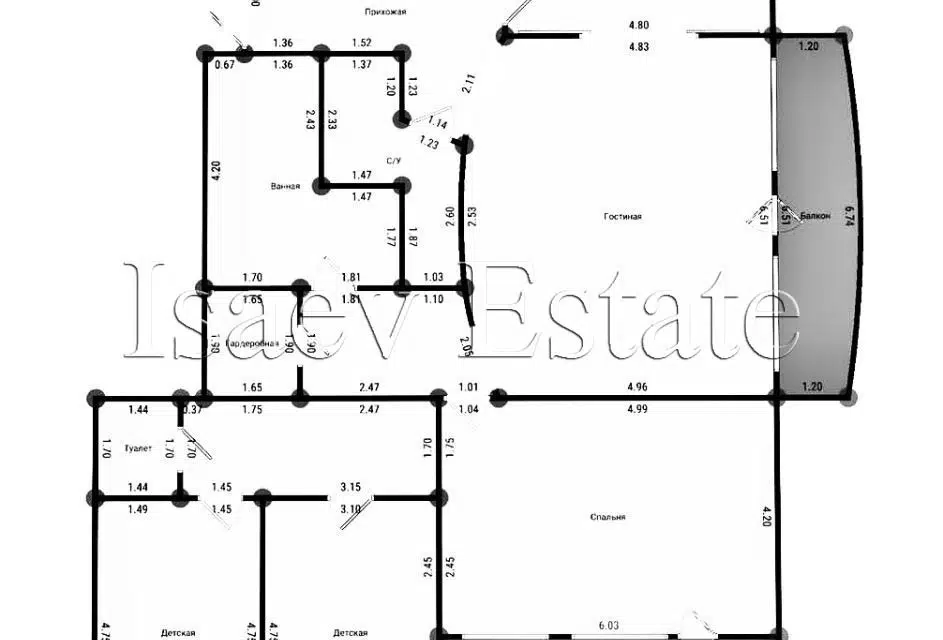 Продаётся 4-комнатная квартира, 170 м²
