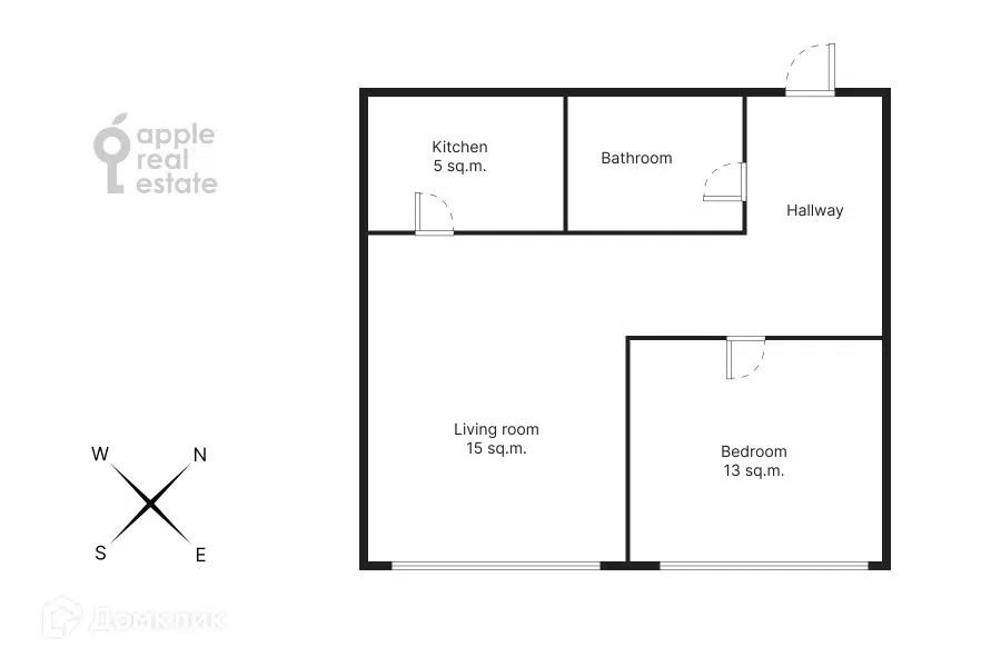 Продаётся 2-комнатная квартира, 48 м²
