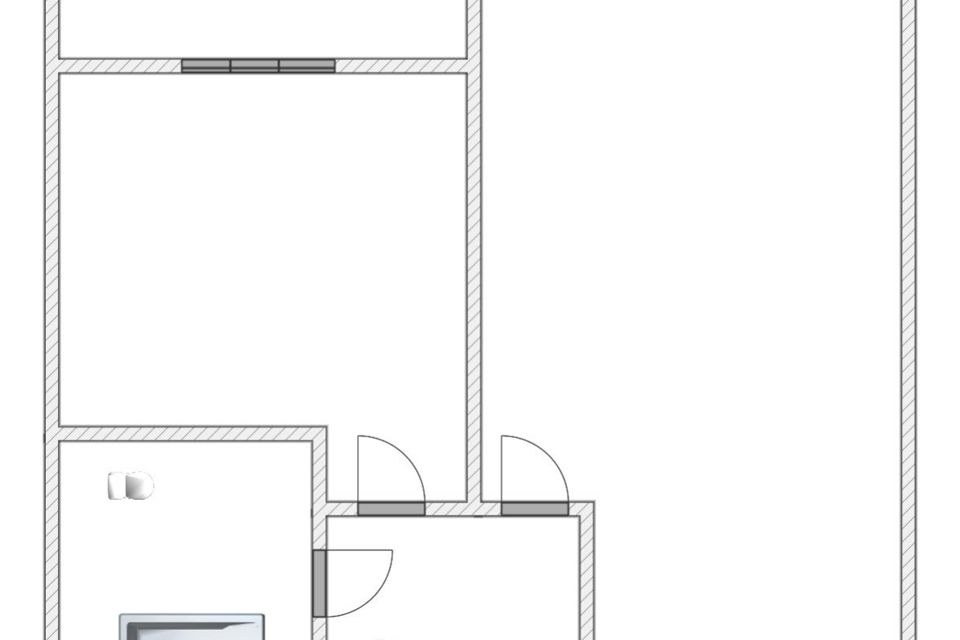 Продаётся 1-комнатная квартира, 36 м²