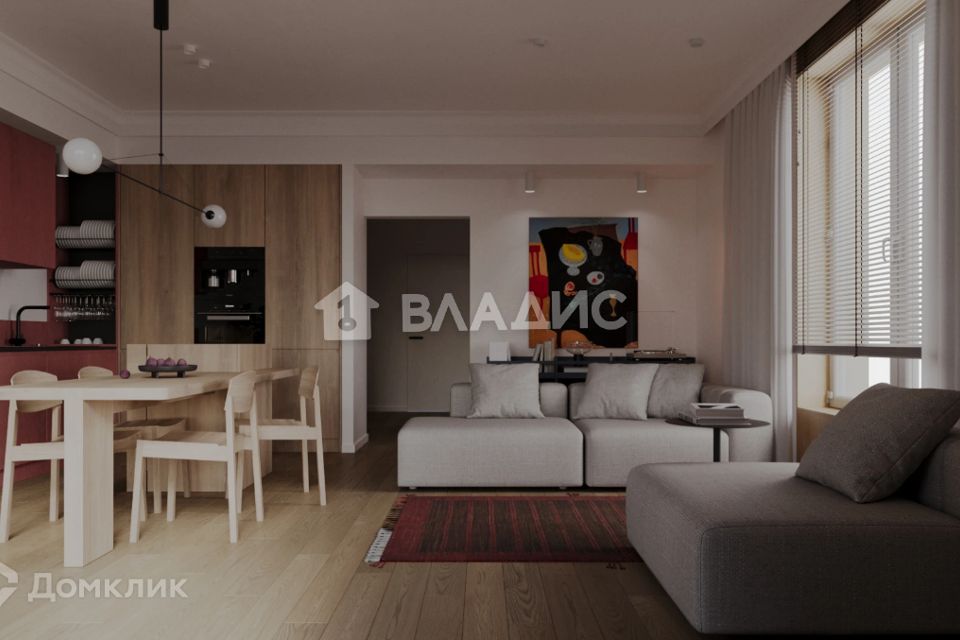 Продаётся 3-комнатная квартира, 128.2 м²