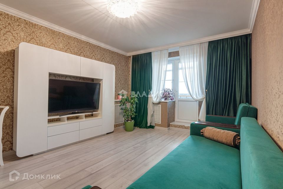 Продаётся 1-комнатная квартира, 43.6 м²