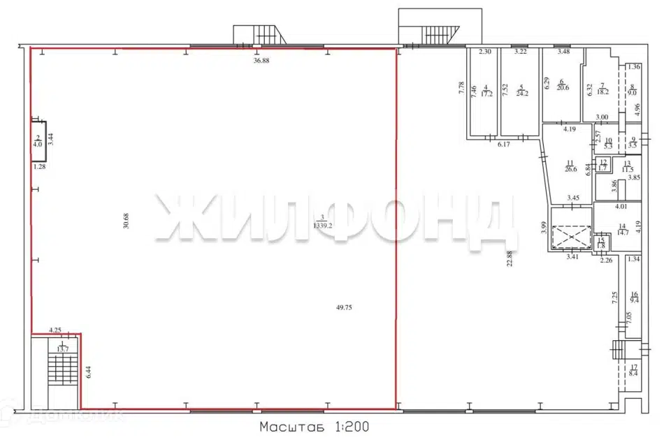 Сдаётся помещение своб. назначения, 900 м²