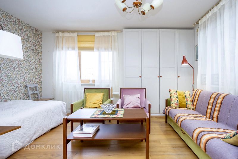 Продаётся 1-комнатная квартира, 34.5 м²