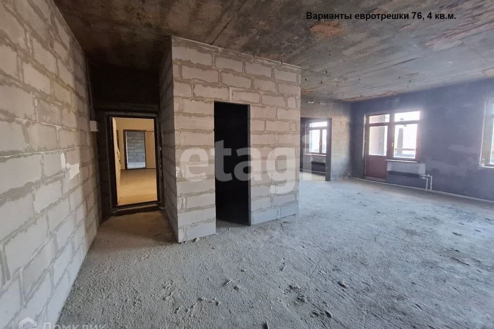 Продаётся 3-комнатная квартира, 76.4 м²