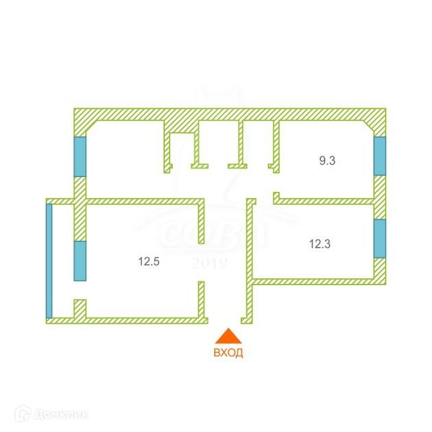 Продаётся 3-комнатная квартира, 69 м²