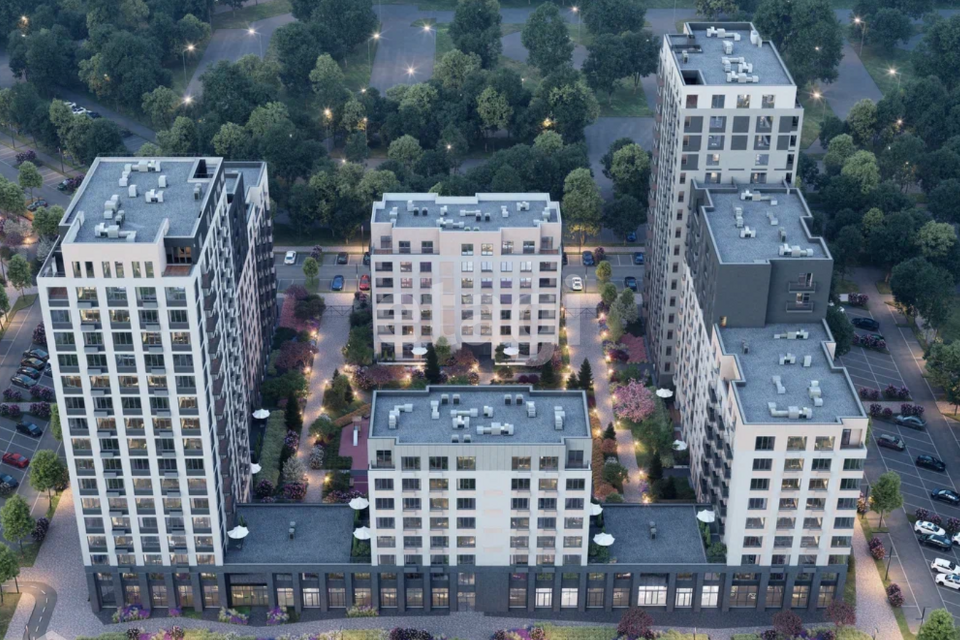 Продаётся 1-комнатная квартира, 43.1 м²