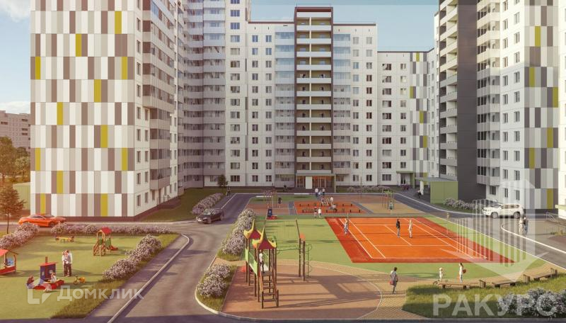 Продаётся 2-комнатная квартира, 41.72 м²