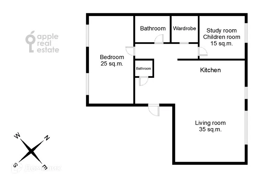 Продаётся 3-комнатная квартира, 94 м²