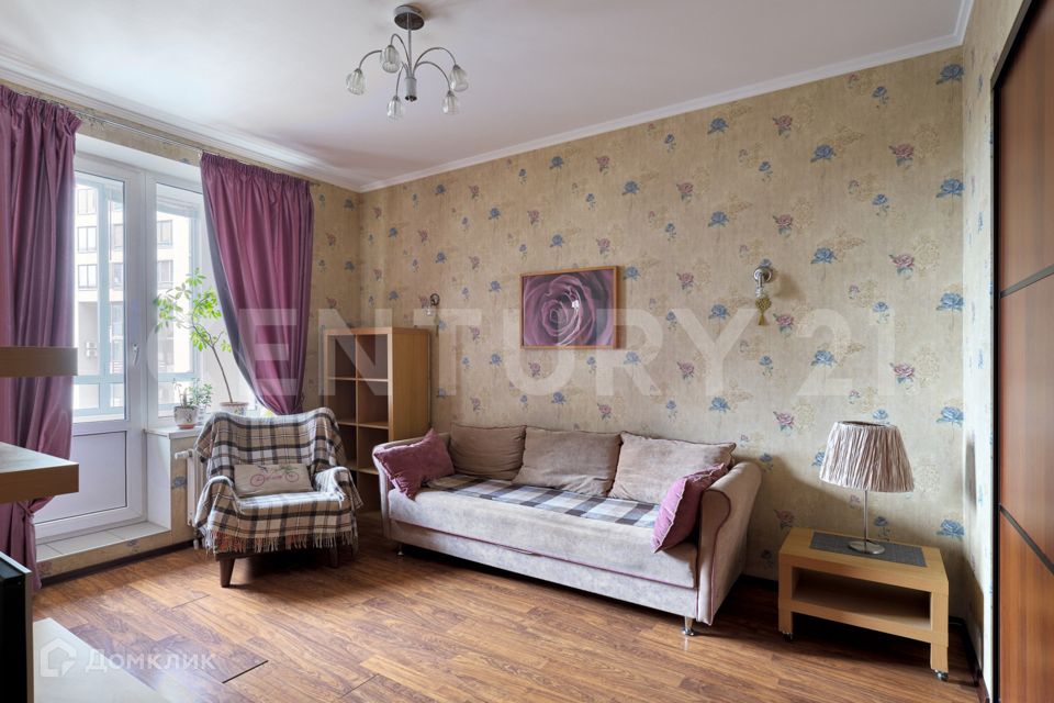 Продаётся 1-комнатная квартира, 38.1 м²
