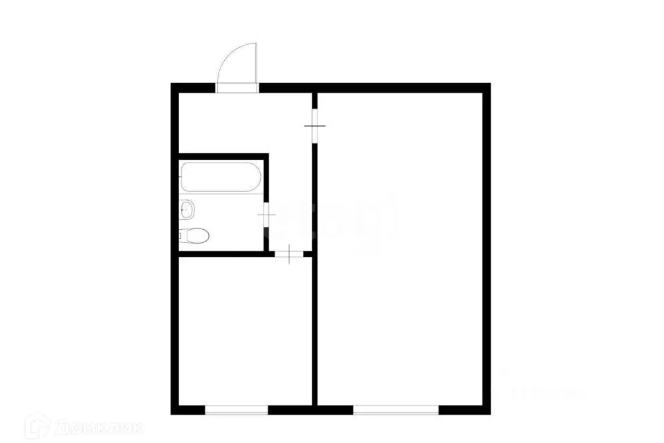 Продаётся 1-комнатная квартира, 32.7 м²