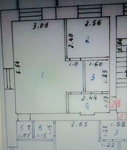 Продаётся 1-комнатная квартира, 31 м²