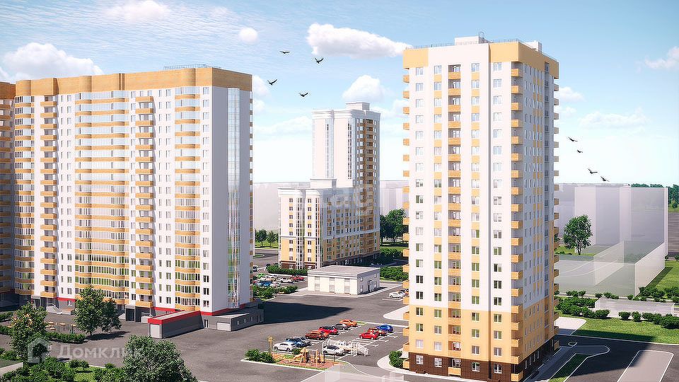 Продаётся 1-комнатная квартира, 42.9 м²