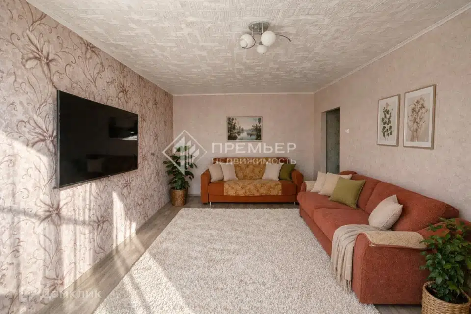 Продаётся 2-комнатная квартира, 52.8 м²