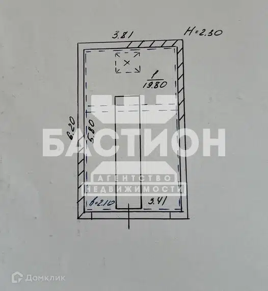 Продаётся гараж, 19.8 м²