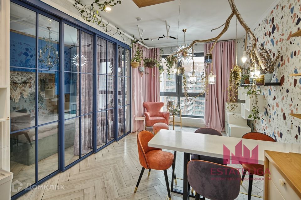 Продаётся 1-комнатная квартира, 46.6 м²