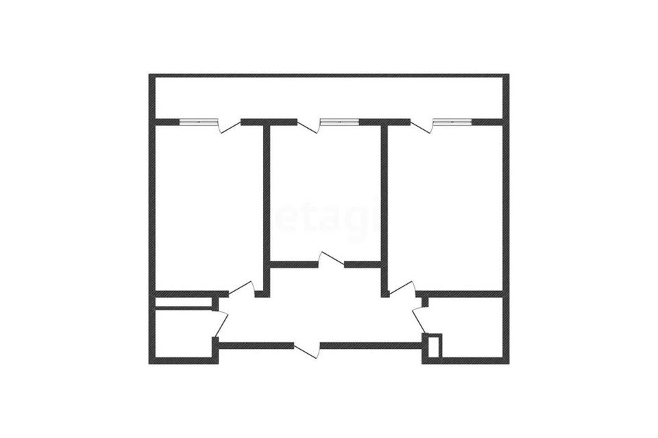 Продаётся 2-комнатная квартира, 68.7 м²