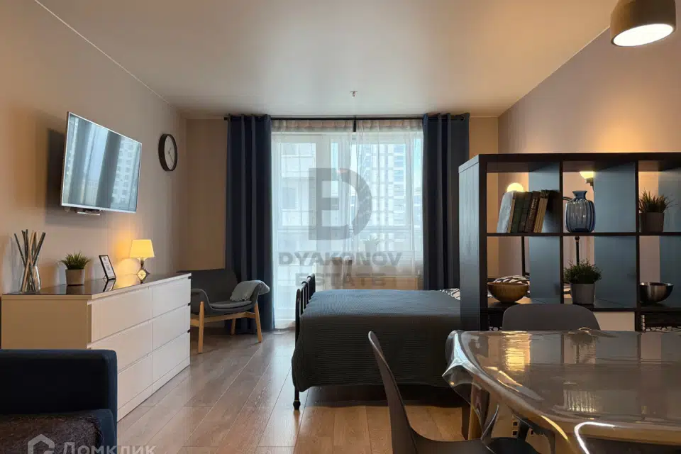 Продаётся студия, 43.7 м²