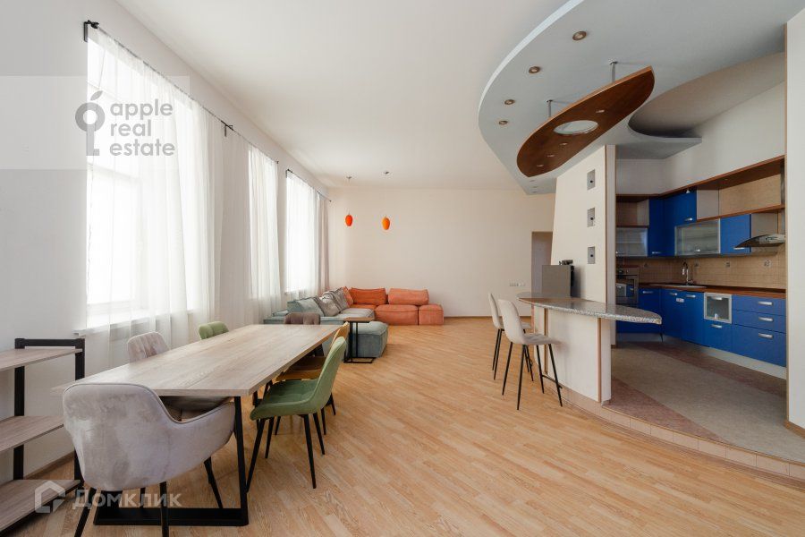 Сдаётся 4-комнатная квартира, 173 м²