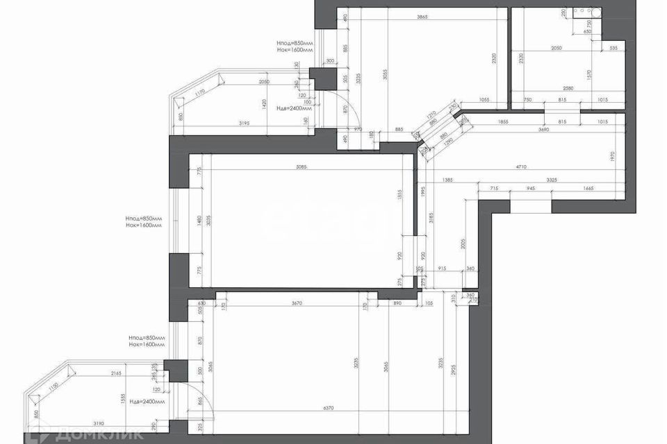 Продаётся 2-комнатная квартира, 63.6 м²