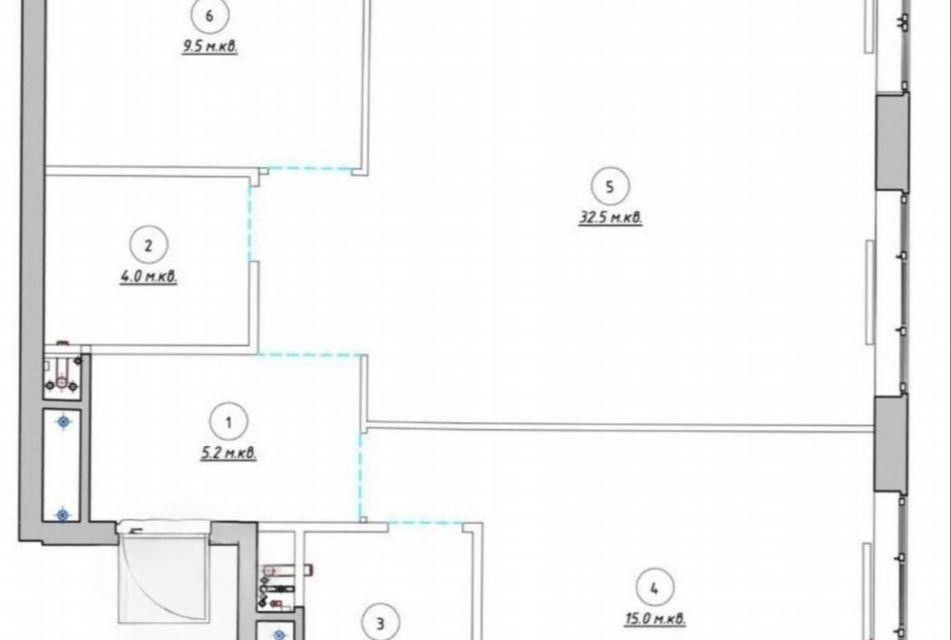 Продаётся 3-комнатная квартира, 70 м²